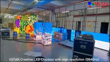VSTAR Creative Indoor LED Displays with high resolution