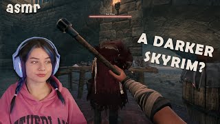 [ASMR] Trying This Skyrim Look-alike ⚔️  Relaxing Tainted Grail Gameplay (Soft Spoken, Rain Sounds)