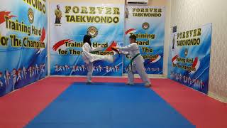 Andina Irawan Putri Indonesia Forever Taekwondo Academy Pee Wee Female Speed Kicking