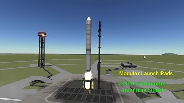 Modular Launch Pads v2 Dev Demo: Pole Tower for the American Launch Stand