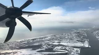 ANA DHC-8-400(Q400) 青森空港出発&新千歳空港到着