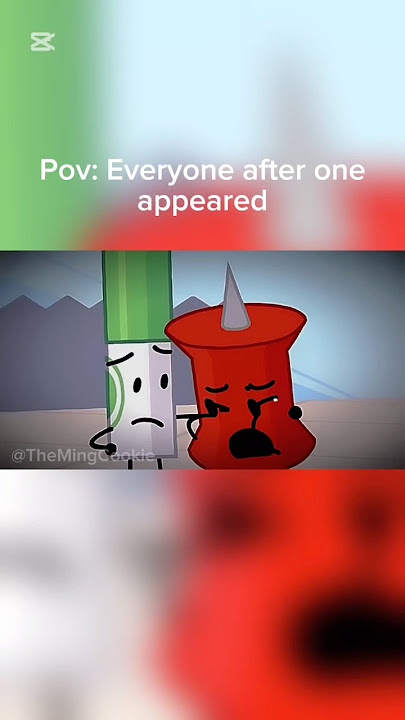 ONE I HATE AND LOVE UR CHARACTER #osc #bfdi #bfdia #bfb #tpot #shorts #shortsvideo