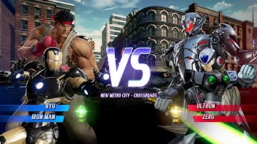 MARVEL VS. CAPCOM: INFINITE - Ryu & Iron Man VS Ultron & Zero