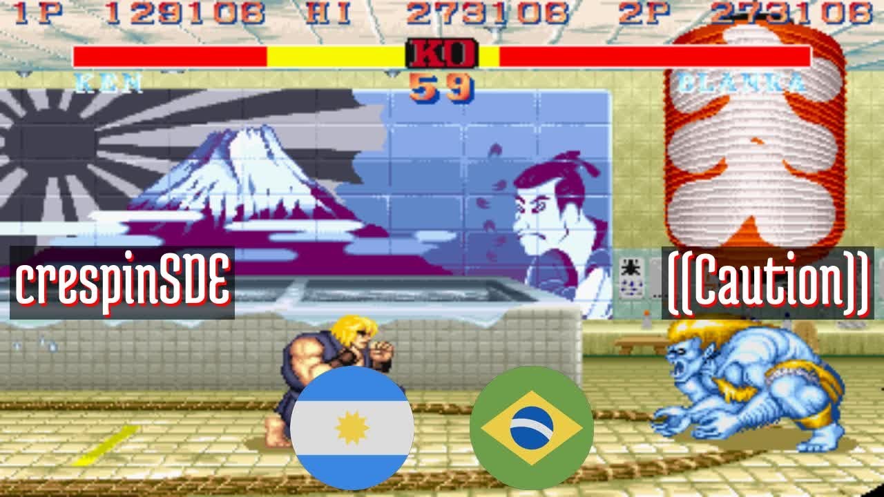 Street Fighter II Champion Edition (FT5) - crespinSDE (AR) vs ((Caution)) (BR) - 2021-08-04