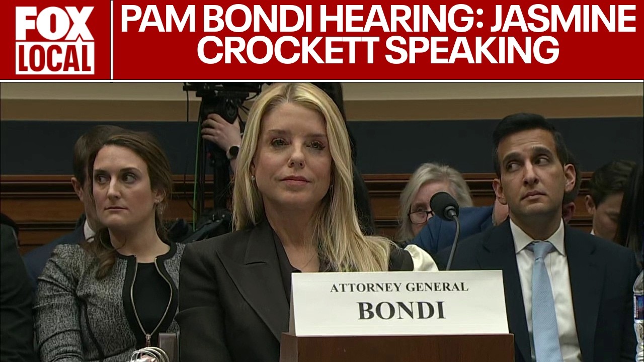 Texas Congresswoman Jasmine Crockett addresses Attorney General Pam Bondi