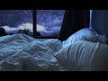 Regengeräusche zum Einschlafen, Entspannung, Stressabbau - 4 Stunden Regen und Donner am Fenster
