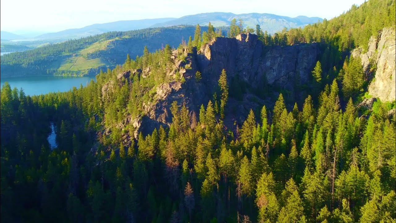 Cougar Canyon, Kalamalka Lake Provincial Park, Canada, BC Drone Footage