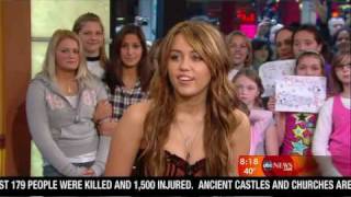 miley cyrus interview good morning america 07 04 2009
