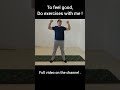Simple exercises. Anyone can do them! Do them with me! Shorts