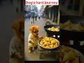 😱 Dog's hard journey 😲 wait for end😱🥰. #shorts #trending #explore #emotionalstory