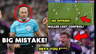 WHAT THE HELL IS THIS! Referee's wrong offside decision infuriated Bayern players!