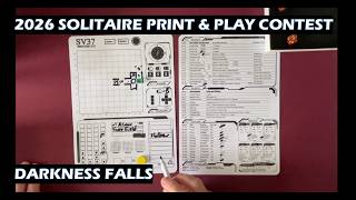 Darkness Falls board game Overview BGG Solitaire PnP Contest screenshot 2