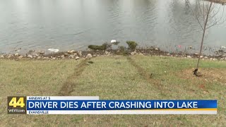 Coroner identifies driver who died after crashing into Evansville lake