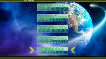 Attract Mode Scrolling Menu
