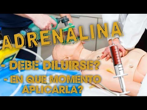 Video: ¿Debe diluirse la adrenalina?