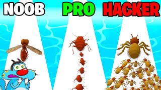 Noob Vs Pro Vs Hacker In Bug Revenge With Oggy And Jack Rock Indian Gamer