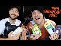 ITALIANS TRY EUROPEAN SNACKS FOR THE FIRST TIME!! with Jeff