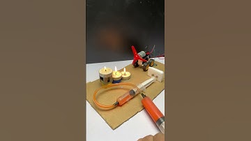 Dc motor project ideas by hydraulic #dcmotor #dcmotorproject #tech #scienceexperiment #shorts #diy