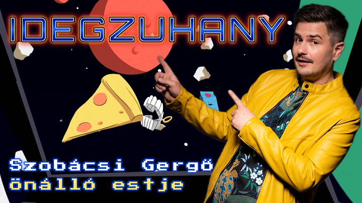 A Comedy Central bemutatja - Idegzuhany - Szobácsi Gergő önálló estje