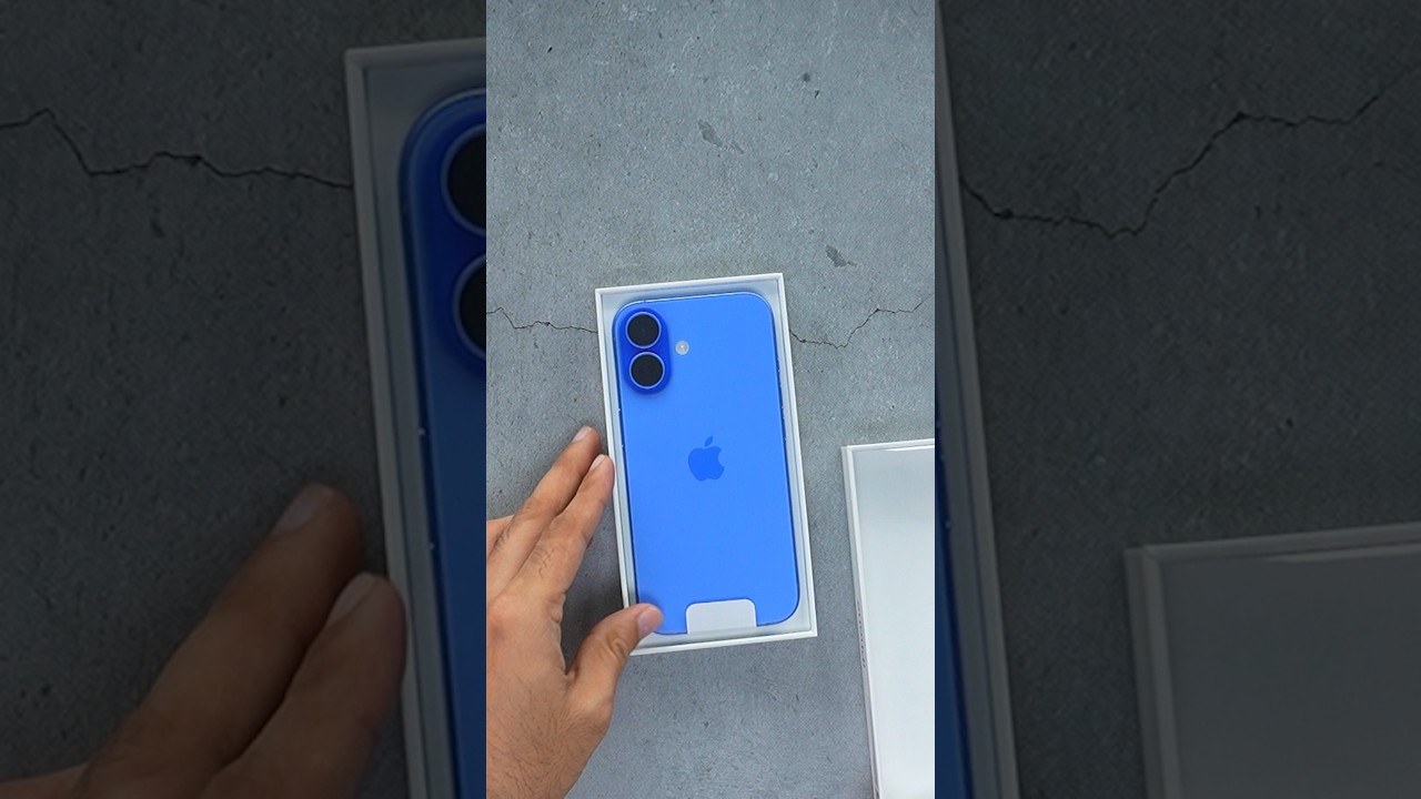iPhone 16 Unboxing #shorts #asmr