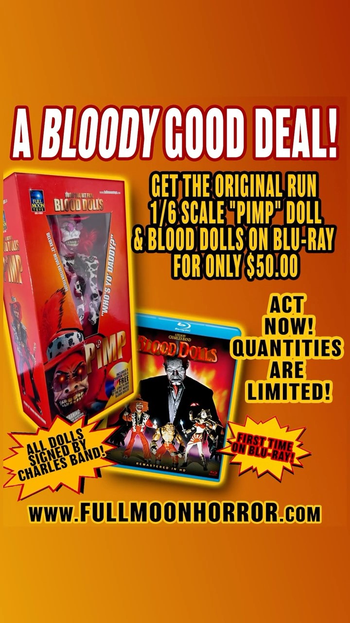 Full Moon Toys 2001 Blood Dolls Pimp 12 Inch Doll Figure for