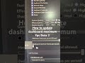 How to update dashboard maximum fps Dota 2