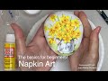 Beginners Napkin Art | Decoupage  with Mod Podge | the “very basics” 😊 START HERE ⬆️ | Learn FAST!