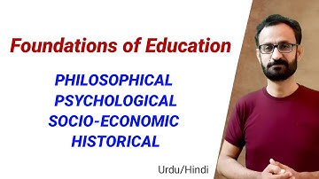 Foundations Of Education