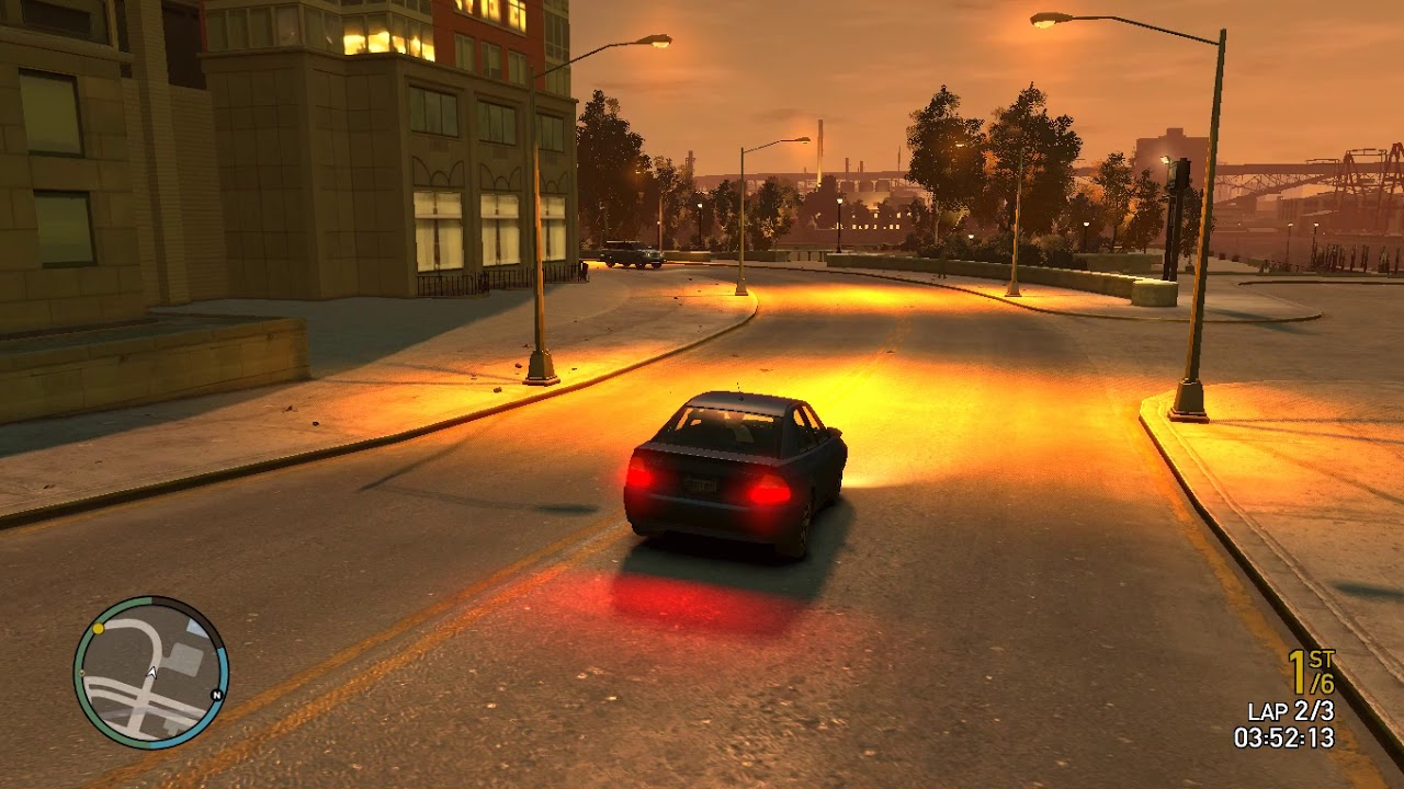 Grand Theft Auto 4 Race - YouTube