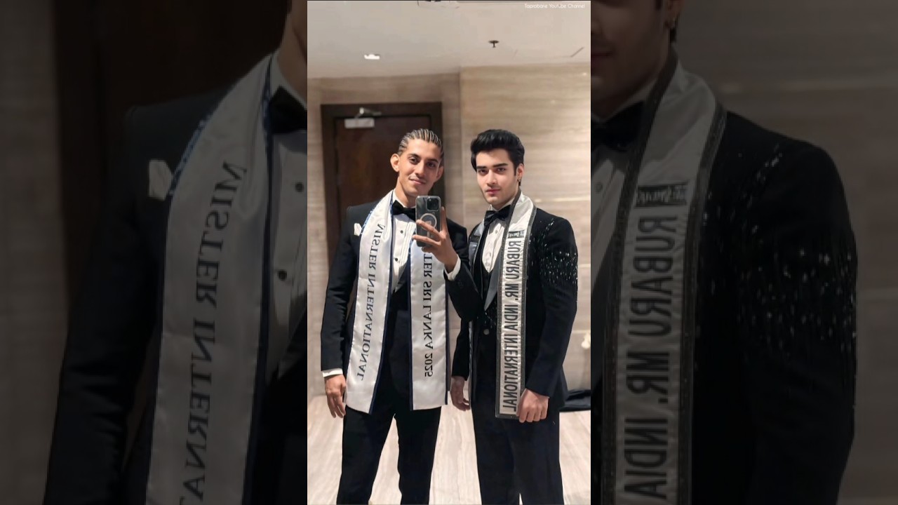 Mr Srilanka at Mister International 2025 competition 👑🇱🇰 