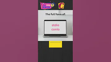 Full Form Of Stdio And Conio What Is Stdio Conio In C Programming Shorts 