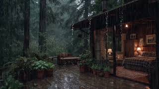 Gentle Rain at Night | Natural Rain Sounds for Deep and Peaceful Sleep
