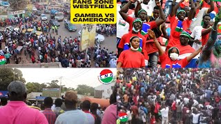 GAMBIA VS CAMEROON WESTFIELD FANS ZONE