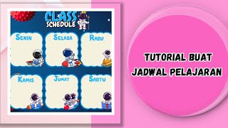 Cara Membuat Jadwal Pelajaran Lucu dan Unik di Canva | Tutorial Jadwal Sekolah untuk Anak SD & SMP