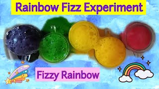 Rainbow Fizz Experiment | STEM | Easy Science Experiment For Kids |