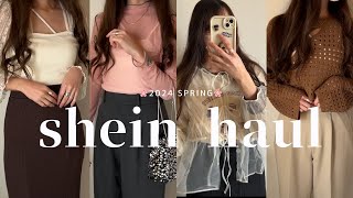 【SHEIN】今季のSHEINが可愛過ぎる🌸🧺プチプラ多め、着回し力抜群のアイテム紹介🍑淡色好きさん必見アイテムも👀🤎