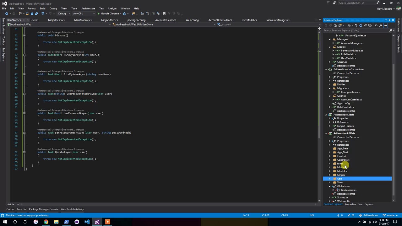 15 - Implementing Authentication and Using the Operation Library (Part ...