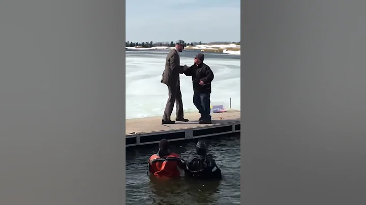 Lansing Polar Plunge 2016, Ben and Shane