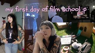 My first day of film school :p spend the day with me