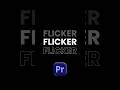 Flicker Text Effect in Adobe Premiere pro #videoediting