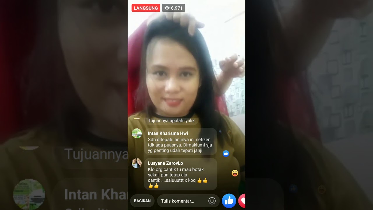 Challenge 1 jt komen fb, cewek botak sebelah,,