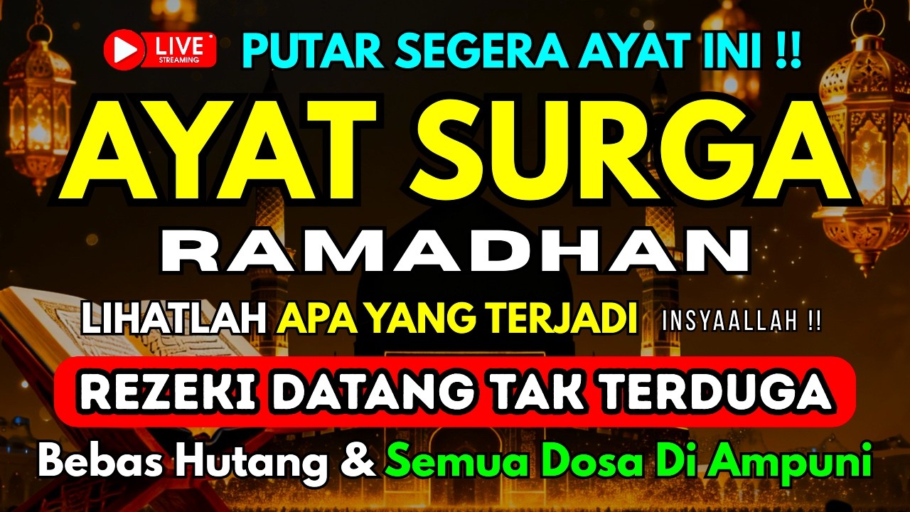 REZEKI LANCAR..!! Dzikir Pagi & Petang Nabi Muhammad | أذكار الصباح | Perlindungan & Ketenangan Hati