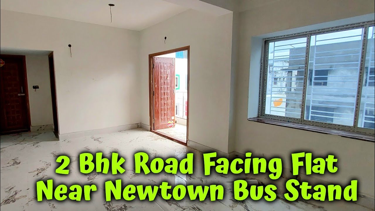 2 Bhk Road Facing 1100 Sq Ft Ready Flat Sale at Action Area 1 Near