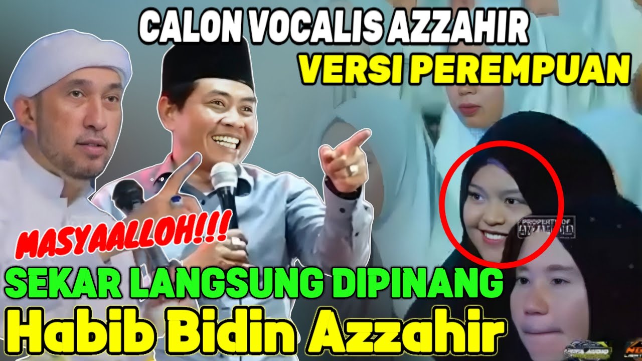 MASYAALLOH!!! HABIB BIDIN AZZAHIR TERPUKAU SUARA MERDU SANTRIWATI ABAH ANZA 