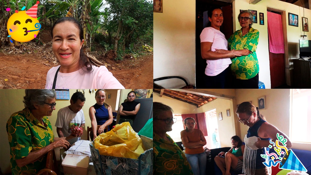 INDO VISITAR MINHA MÃE NO ANIVERSÁRIO DELA 🥳