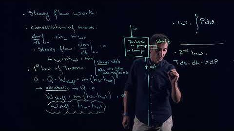 ENGR251: Steady flow work