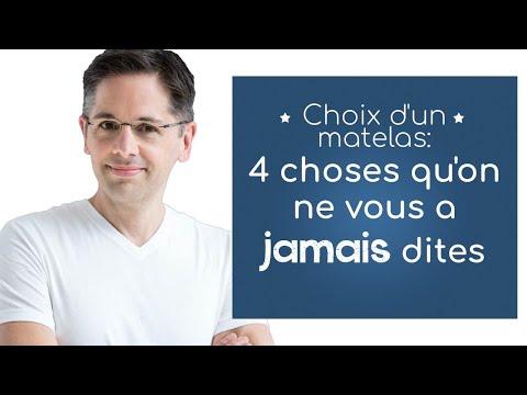 Vidéo: Matelas orthopédiques pour enfants - aperçu, caractéristiques et caractéristiques de choix