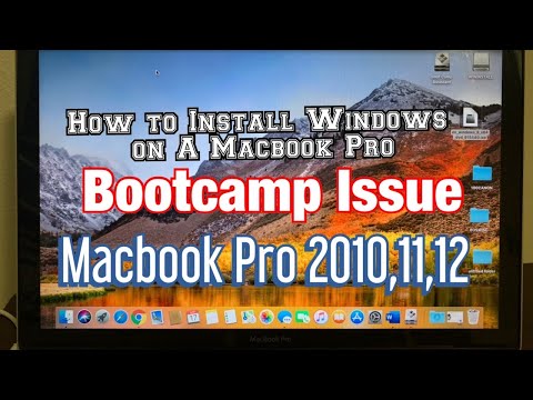 Installing Windows 10 with Bootcamp On MacBook Pro A1502 MacOS
