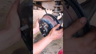 Rusty Brake Job + Fresh Rim Look 🔧 #wheelupgrade #brakesystem #mechanic #viralshorts