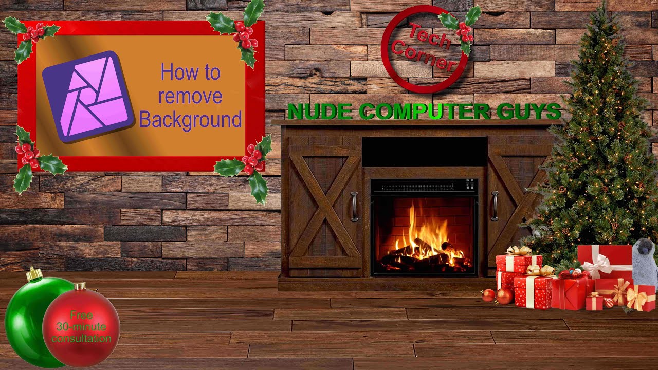 Affinity Photo - Erase Background
